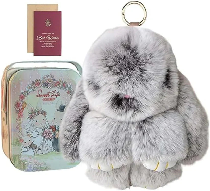 🔥Hot Sale 49% Off🔥-Handmade Soft Charms Bunny Keychain🐰